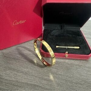 Cartier Yellow Gold Bracelet with Screw Motif
